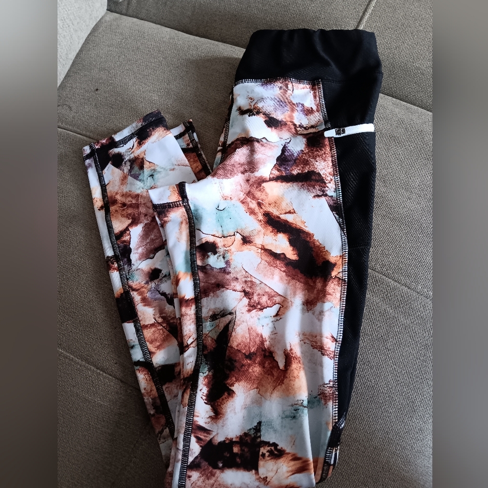 Yoga Multi Color Printed Leggings